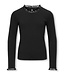 Kids ONLY winter top meisjes - zwart - KogLeslie - regular fit, longsleeve