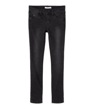 Name it winter jeansbroek jongens - zwart - skinny fit - NkmPete