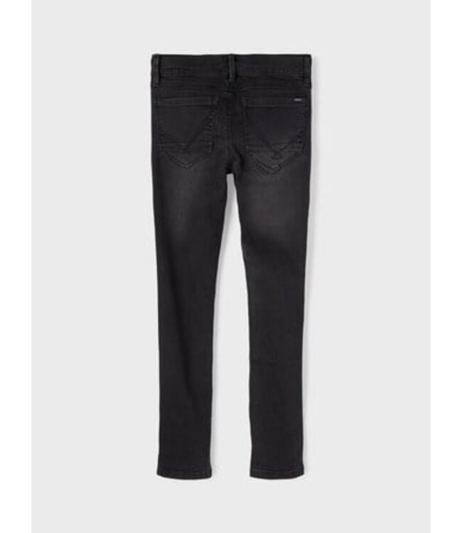 Name it winter jeansbroek jongens - zwart - skinny fit - NkmPete