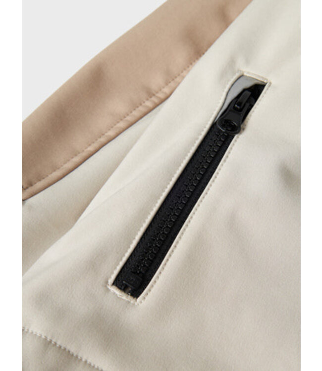 Name it winter softshell jas jongens - bruin - NknAlf