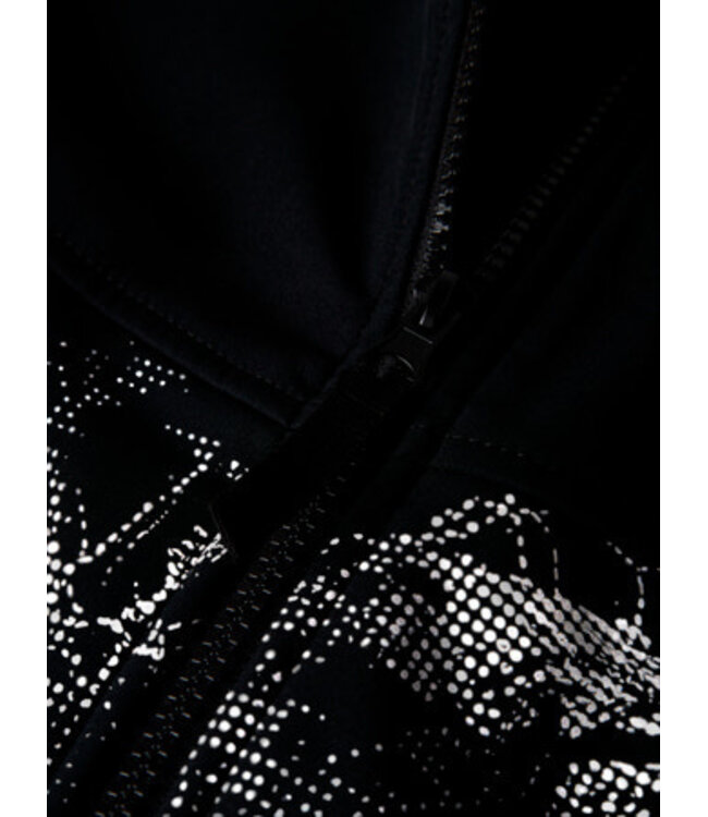 Name it winter softshell jas jongens - zwart - NkmAlf