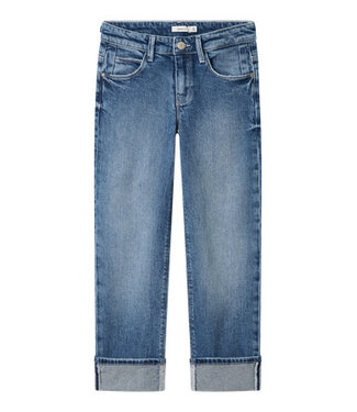 Name it winter jeansbroek meisjes - blauw - straight fit - NkfRose