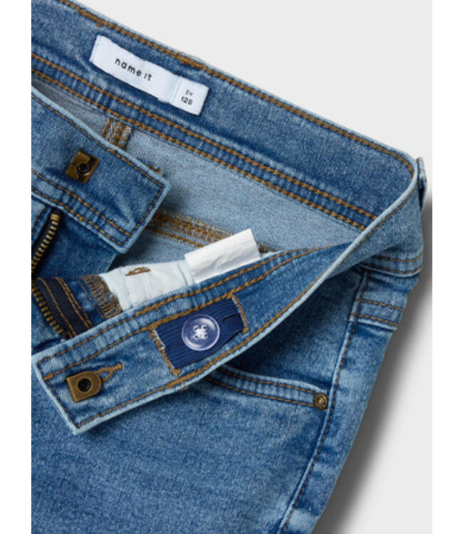 Name it winter jeansbroek jongens - blauw - slim fit - NkmSilas