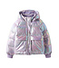 Name it winter winterjas meisjes - paars - puffer, foil - NkfMalan