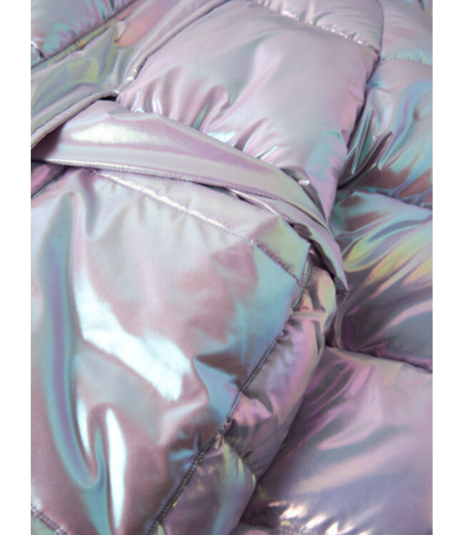 Name it winter winterjas meisjes - paars - puffer, foil - NkfMalan
