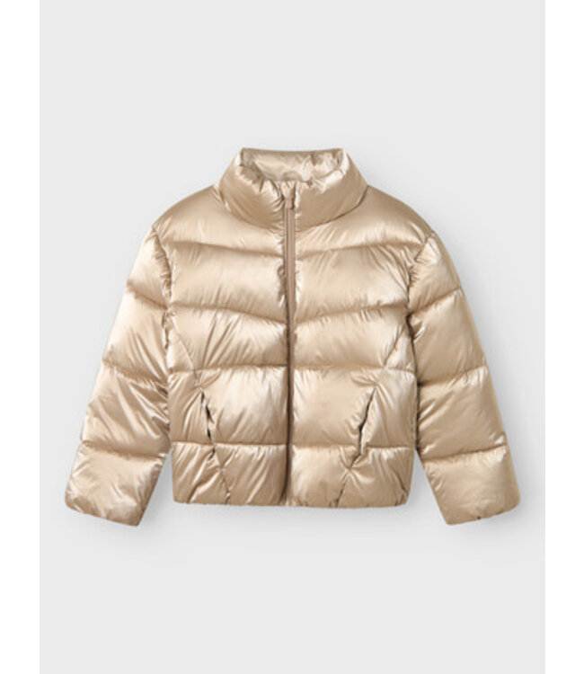 Name it winter winterjas meisjes - bruin - puffer - NkfManon