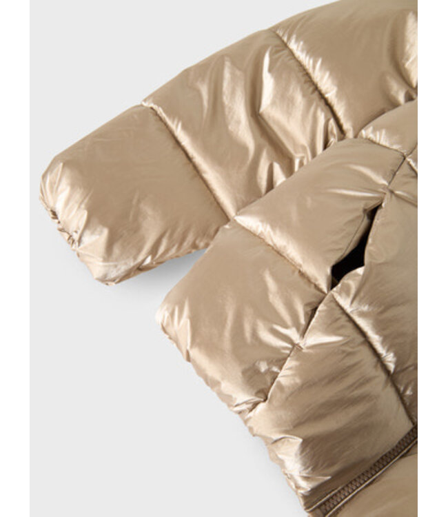 Name it winter winterjas meisjes - bruin - puffer - NkfManon