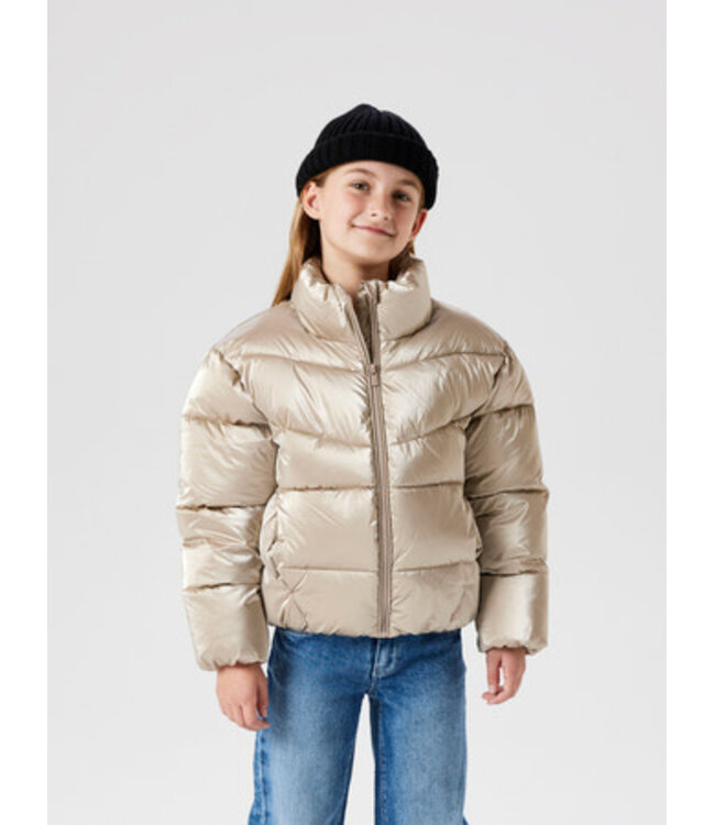 Name it winter winterjas meisjes - bruin - puffer - NkfManon