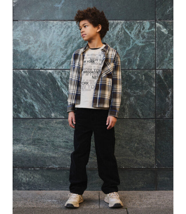 Name it winter t-shirt jongens - bruin - regular fit - NkmNoland