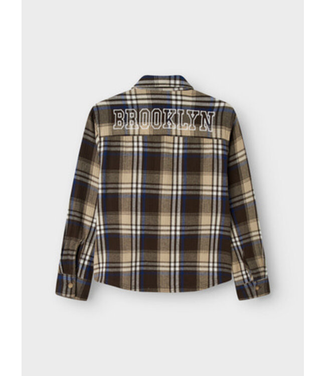 Name it winter t-shirt jongens - bruin - regular fit - NkmNoland