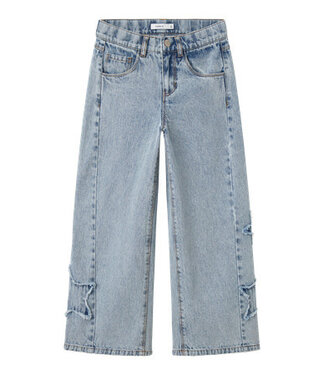 Name it winter jeansbroek meisjes - blauw - skater fit - NkfBella