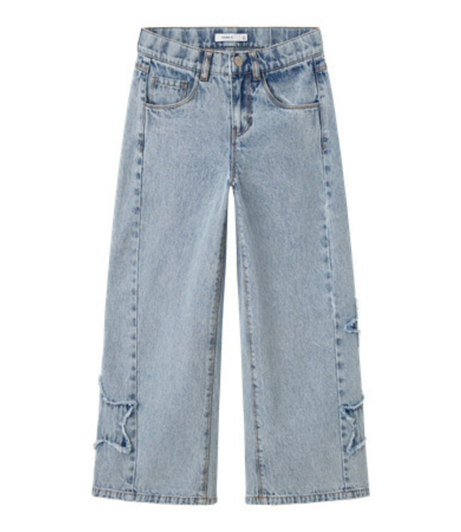 Name it winter jeansbroek meisjes - blauw - skater fit - NkfBella