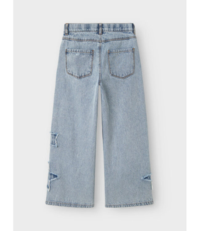 Name it winter jeansbroek meisjes - blauw - skater fit - NkfBella