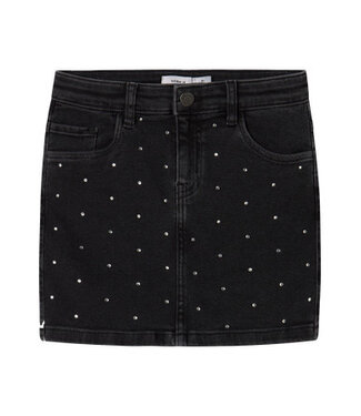 Name it winter rok meisjes - zwart - glitter steentjes -NkfNaomi
