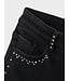 Name it winter jeansbroek meisjes - zwart - wide leg fit, glitter steentjes - NkfRose