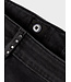 Name it winter jeansbroek meisjes - zwart - wide leg fit, glitter steentjes - NkfRose