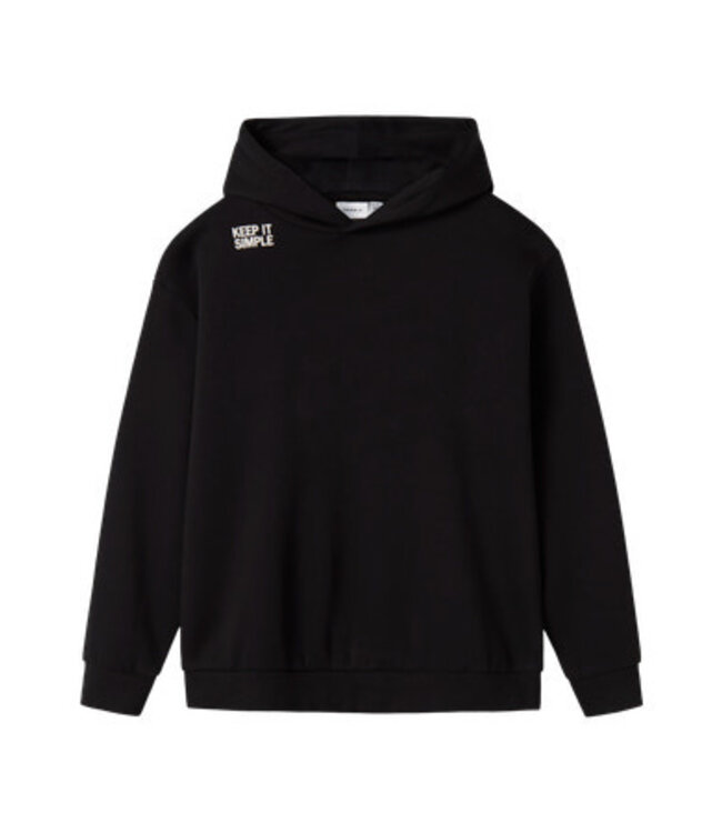 Name it winter sweater jongens - zwart - relaxed fit - NkmBronx