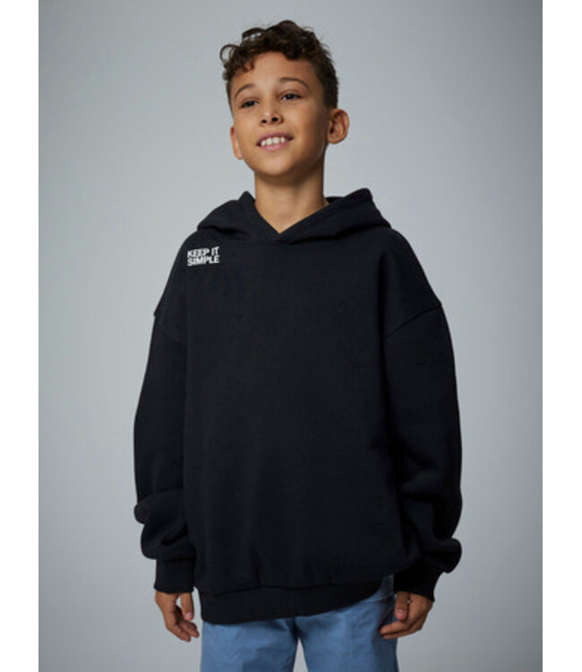 Name it winter sweater jongens - zwart - relaxed fit - NkmBronx