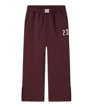 Name it winter sweat broek meisjes - paars - wide leg fit - NkfOdika