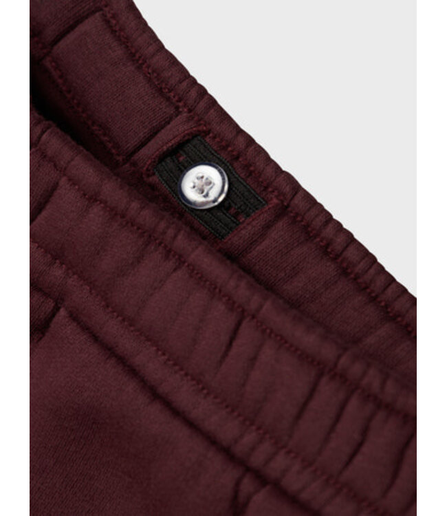 Name it winter sweat broek meisjes - paars - wide leg fit - NkfOdika