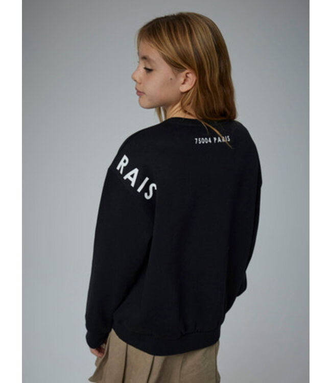 Name it winter sweater meisjes - zwart - relaxed fit - NkfOdika