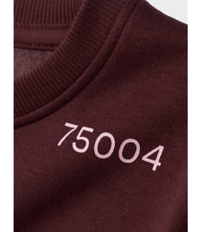 Name it winter sweater meisjes - paars - relaxed fit - NkfOdika