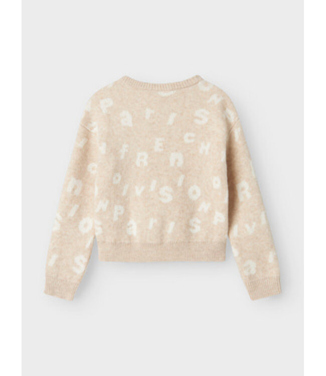 Name it winter sweater meisjes - grijs - regular fit, gebreid - NkfOline