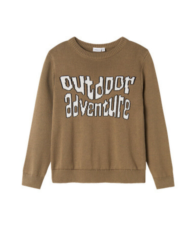 Name it winter sweater jongens - groen - regular fit - NkmOtto
