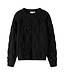 Name it winter sweater meisjes - zwart - regular fit, gebreid - NkfOlivia