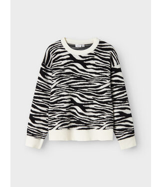 Name it winter sweater meisjes - zwart - oversize fit, gebreid - NkfOrkide