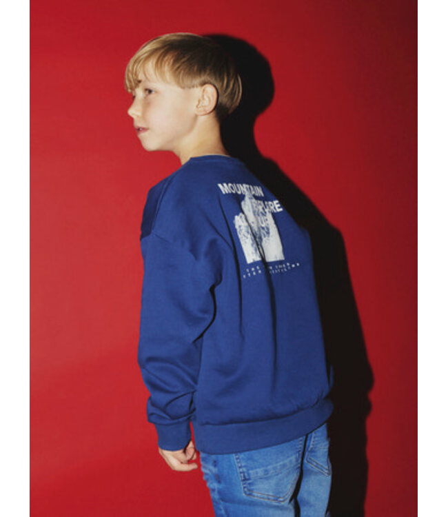 Name it winter sweater jongens - blauw - relaxed fit - NkmOrville