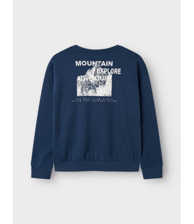 Name it winter sweater jongens - blauw - relaxed fit - NkmOrville