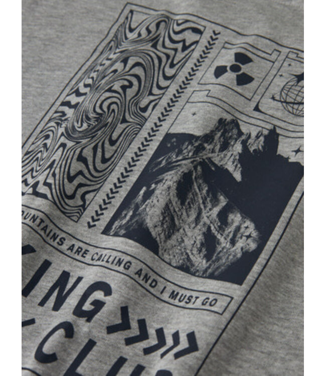 Name it winter sweater jongens - grijs - relaxed fit - NkmOrville