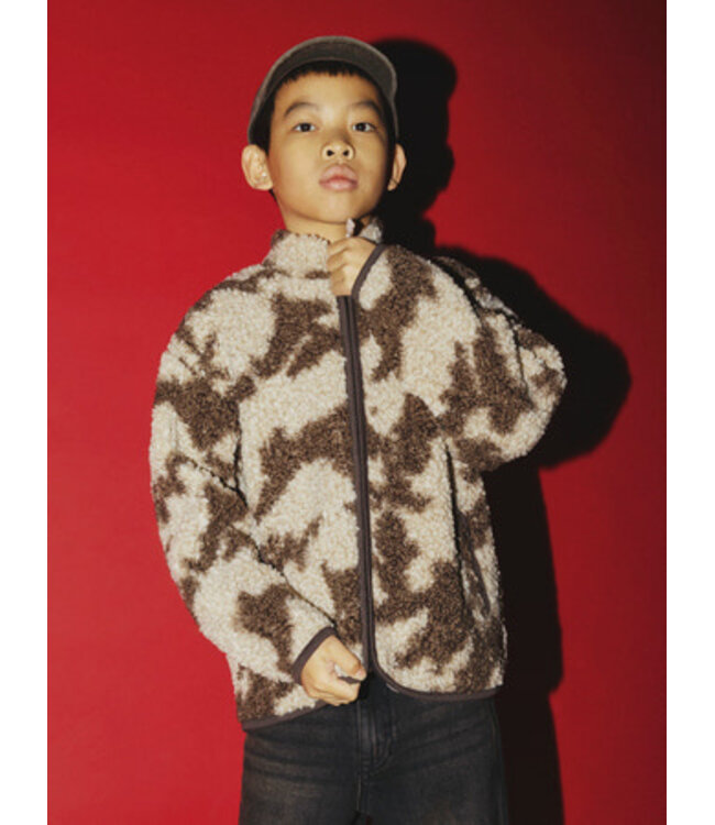 Name it winter vest jongens - bruin - regular fit, teddy - NkmOzias