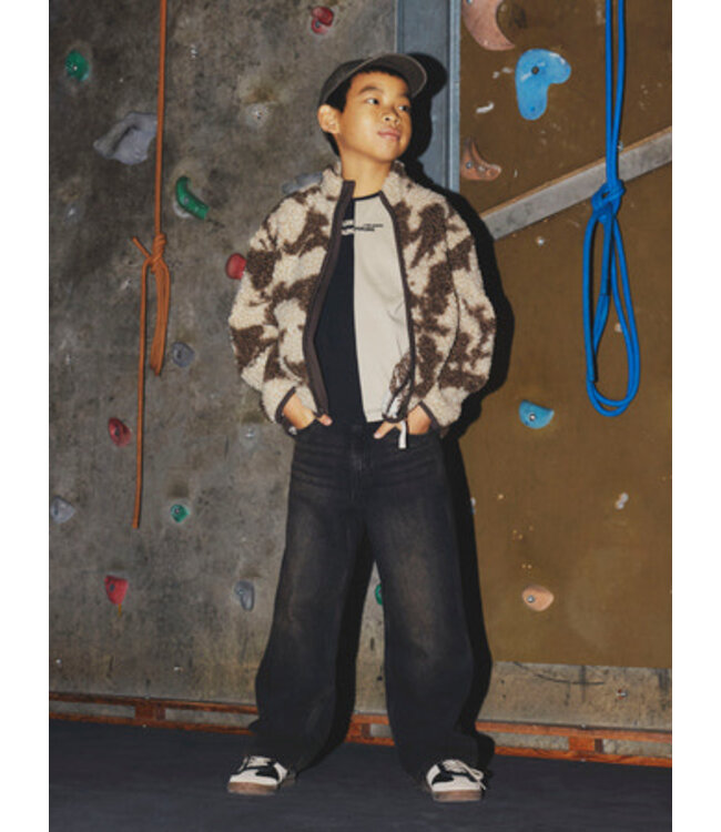 Name it winter vest jongens - bruin - regular fit, teddy - NkmOzias