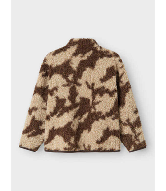 Name it winter vest jongens - bruin - regular fit, teddy - NkmOzias