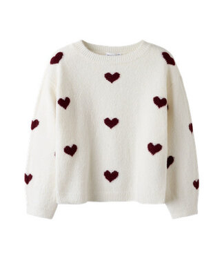Name it winter sweater meisjes - wit - regular fit, gebreid - NkfOna