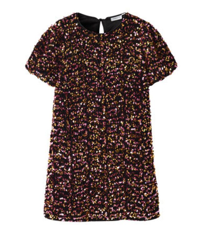 Name it winter jurk meisjes - goud - regular fit - NkfRunica