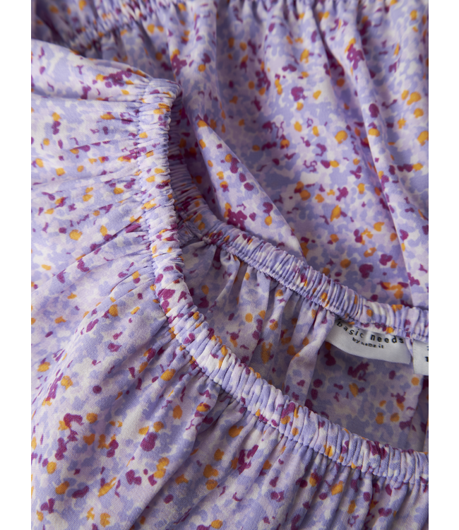 Name it zomer playsuit meisjes - paars - korte mouw - NkfVinaya