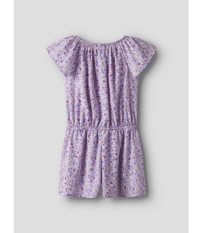 Name it zomer playsuit meisjes - paars - korte mouw - NkfVinaya