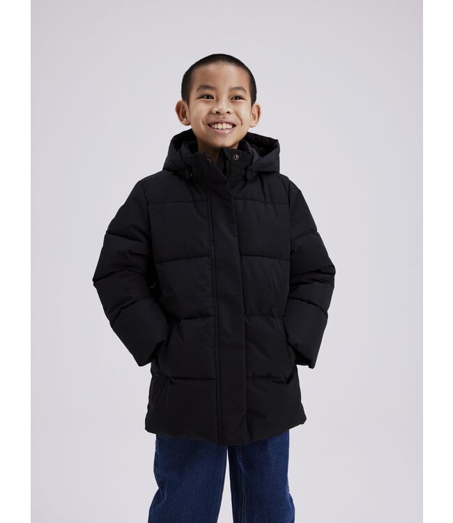 Name it winter winterjas jongens - zwart - puffer - NkmMedow