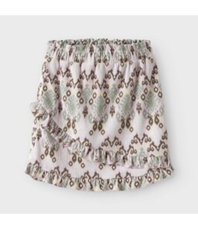 Name it zomer rok meisjes - print beige - Nkfhamsa