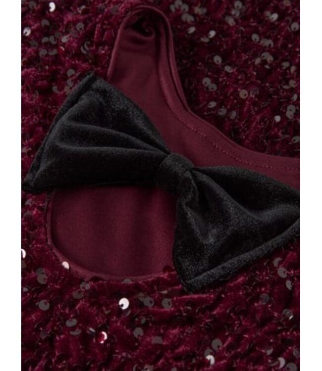 Name it winter jurk meisjes - paars - regular fit - NkfRusitta