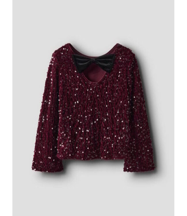 Name it winter blouse meisjes - paars - regular fit - NkfRusitta