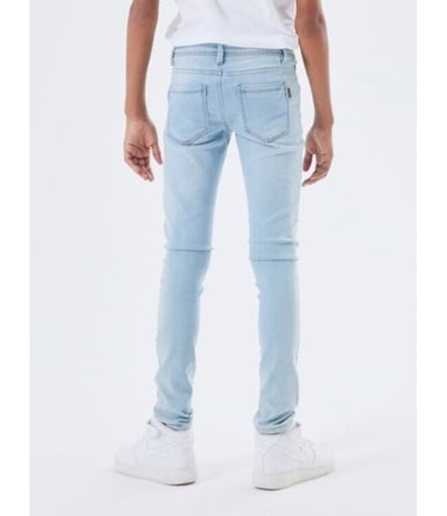 Name it winter jeansbroek jongens - blauw - xslim fit - NkmSilas