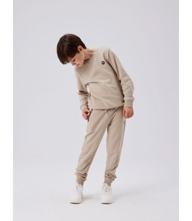 Name it winter sweat broek meisjes - grijs - regular fit - NkmVimo