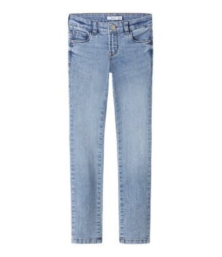 Name it winter jeansbroek meisjes - blauw - skinny fit - NkfPolly