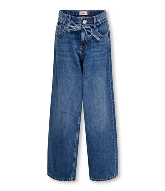 Kids ONLY winter jeansbroek meisjes - blauw - KogGianna - balloon fit