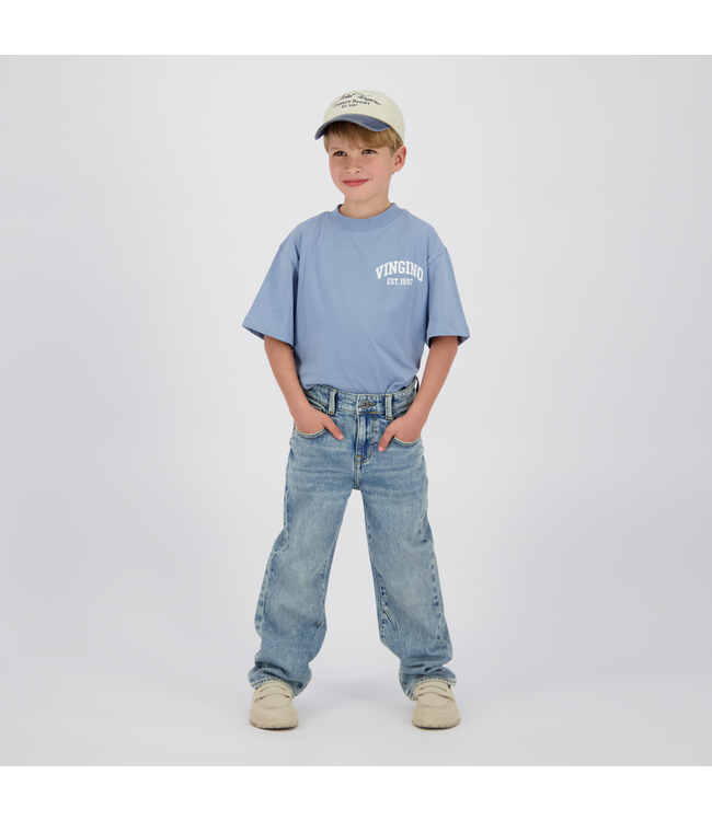 Vingino winter jeansbroek jongens - blauw - Geraldo - relaxed fit