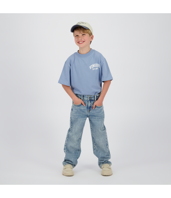 Vingino winter jeansbroek jongens - blauw - Geraldo - relaxed fit